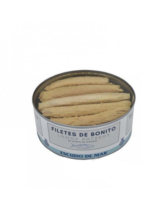 lomos de bonito girasol escudo de mar lata 650g