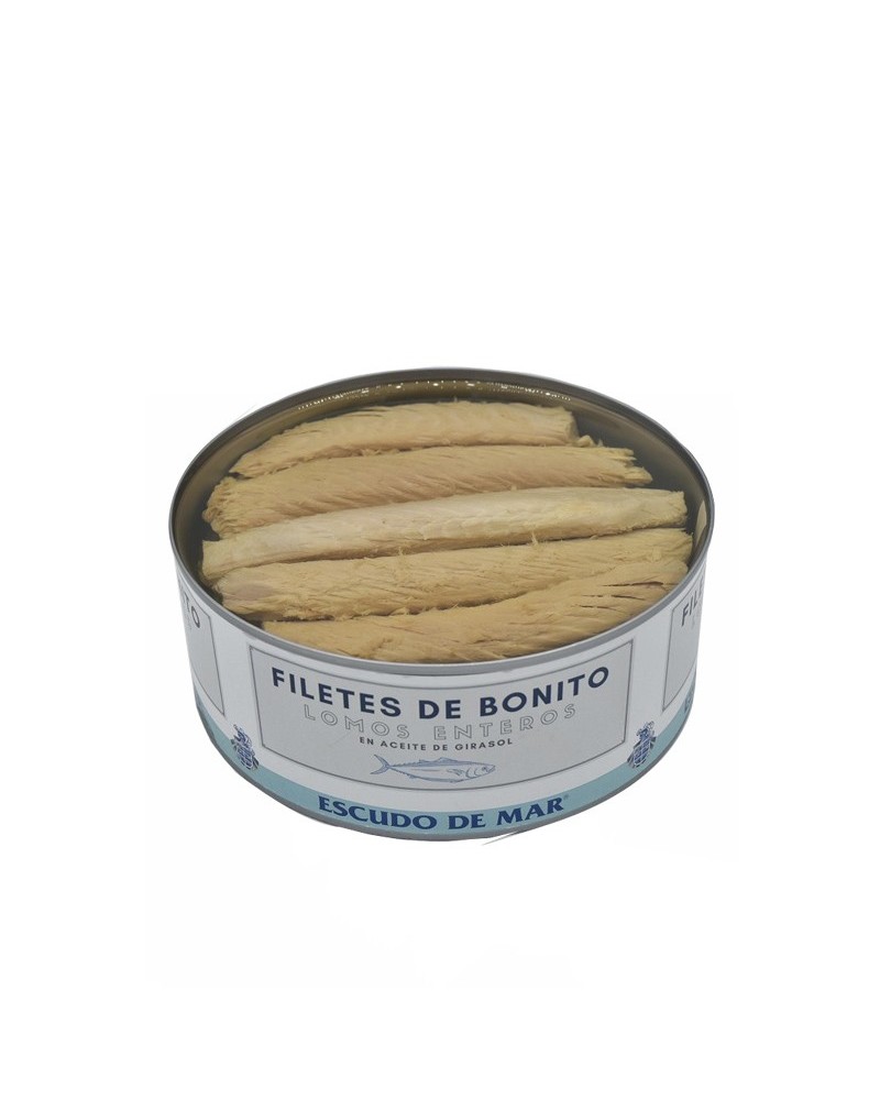 lomos de bonito girasol escudo de mar lata 650g