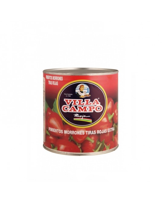 pimiento morron extra lata 3kg tiras